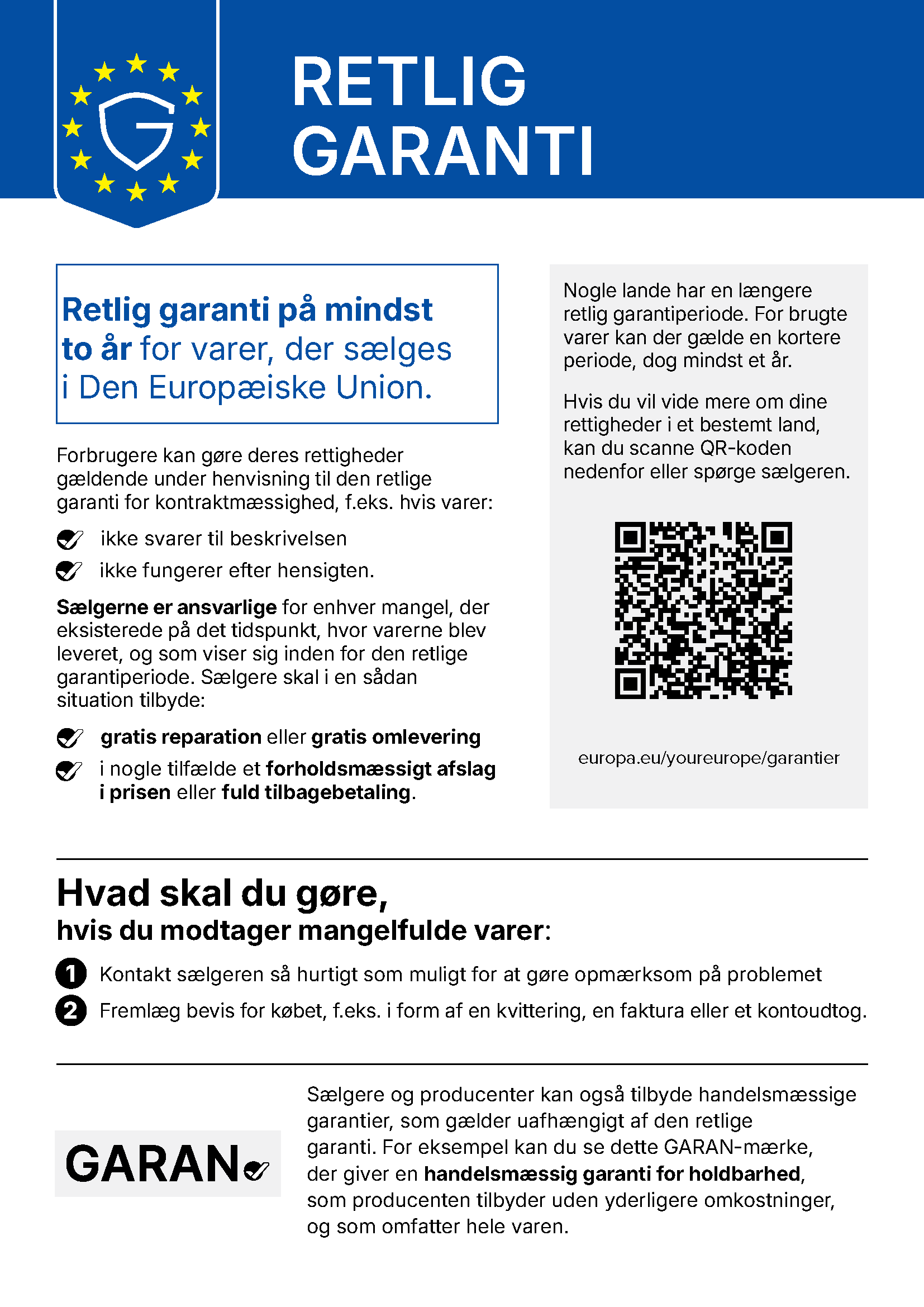 garanti rettigheder